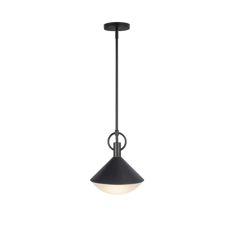 One Light Pendant<br /><span style="color:#4AB0CE;">Entrega: 4-10 dias en USA</span><br /><span style="color:#4AB0CE;font-size:60%;">PREGUNTE POR ENTREGA EN PANAMA</span><br />Collection: Abruzzo<br />Finish: Black