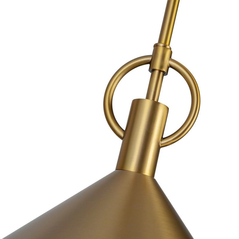 One Light Pendant<br /><span style="color:#4AB0CE;">Entrega: 4-10 dias en USA</span><br /><span style="color:#4AB0CE;font-size:60%;">PREGUNTE POR ENTREGA EN PANAMA</span><br />Collection: Abruzzo<br />Finish: Brass
