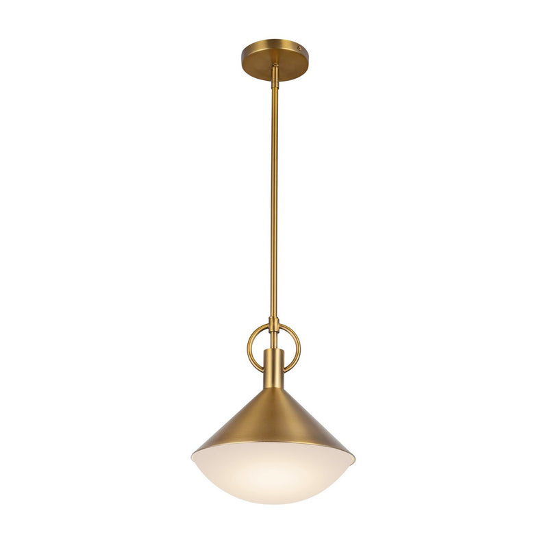 Artcraft Canada - AC11861BR - One Light Pendant - Abruzzo - Brass