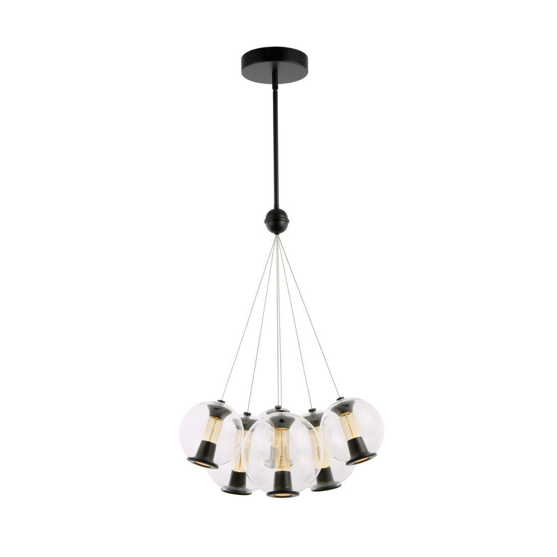 LED Chandelier<br /><span style="color:#4AB0CE;">Entrega: 4-10 dias en USA</span><br /><span style="color:#4AB0CE;font-size:60%;">PREGUNTE POR ENTREGA EN PANAMA</span><br />Collection: Arlo<br />Finish: Black