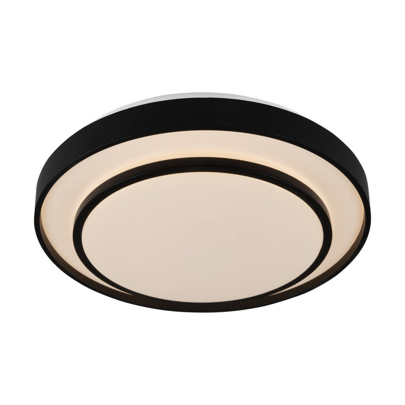 LED Flush Mount<br /><span style="color:#4AB0CE;">Entrega: 4-10 dias en USA</span><br /><span style="color:#4AB0CE;font-size:60%;">PREGUNTE POR ENTREGA EN PANAMA</span><br />Collection: Aziza<br />Finish: Black