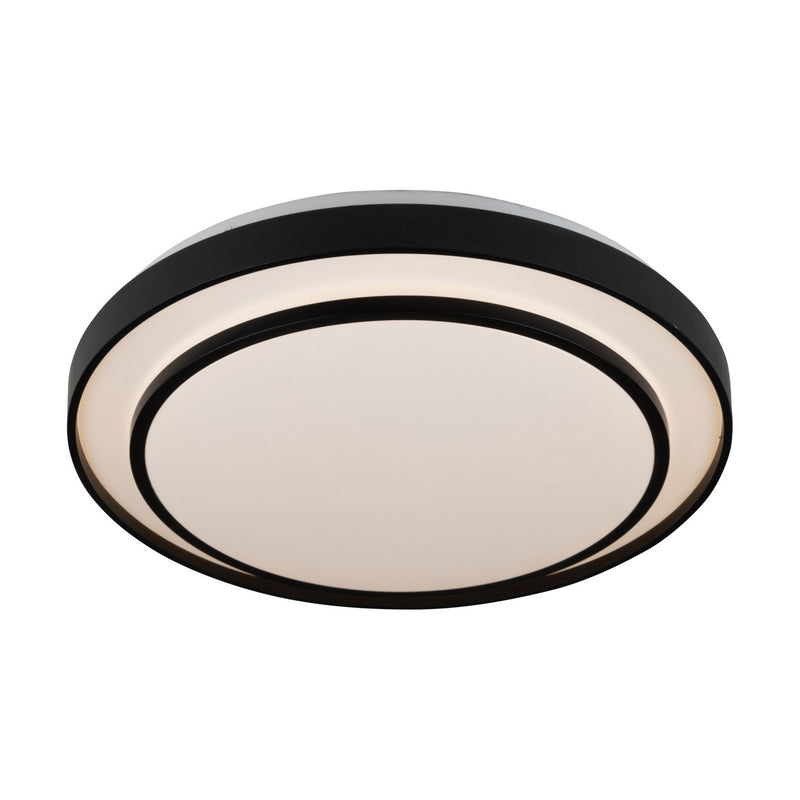 LED Flush Mount<br /><span style="color:#4AB0CE;">Entrega: 4-10 dias en USA</span><br /><span style="color:#4AB0CE;font-size:60%;">PREGUNTE POR ENTREGA EN PANAMA</span><br />Collection: Aziza<br />Finish: Black