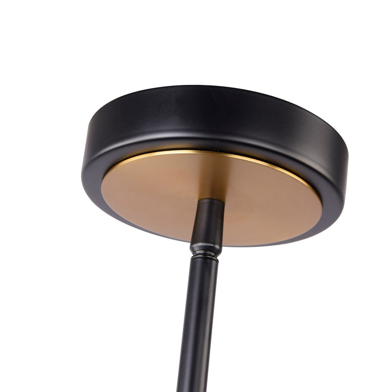 One Light Pendant<br /><span style="color:#4AB0CE;">Entrega: 4-10 dias en USA</span><br /><span style="color:#4AB0CE;font-size:60%;">PREGUNTE POR ENTREGA EN PANAMA</span><br />Collection: Baltic<br />Finish: Black and Brushed Brass