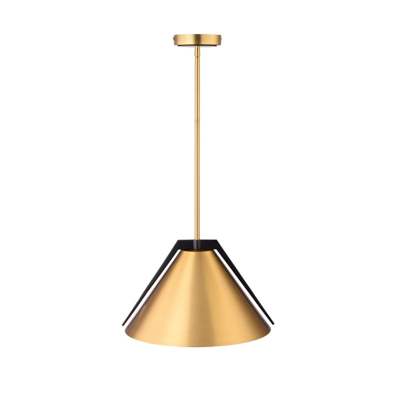 One Light Pendant<br /><span style="color:#4AB0CE;">Entrega: 4-10 dias en USA</span><br /><span style="color:#4AB0CE;font-size:60%;">PREGUNTE POR ENTREGA EN PANAMA</span><br />Collection: Baltic<br />Finish: Brass and black