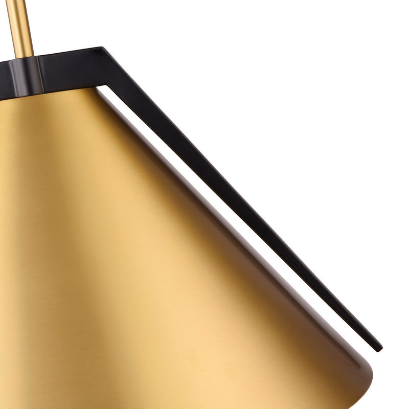 One Light Pendant<br /><span style="color:#4AB0CE;">Entrega: 4-10 dias en USA</span><br /><span style="color:#4AB0CE;font-size:60%;">PREGUNTE POR ENTREGA EN PANAMA</span><br />Collection: Baltic<br />Finish: Brass and black
