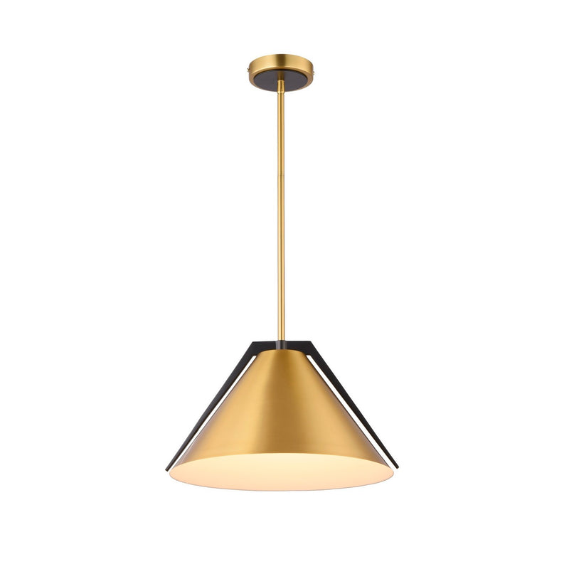 Artcraft Canada - AC11910BR - One Light Pendant - Baltic - Brass and black