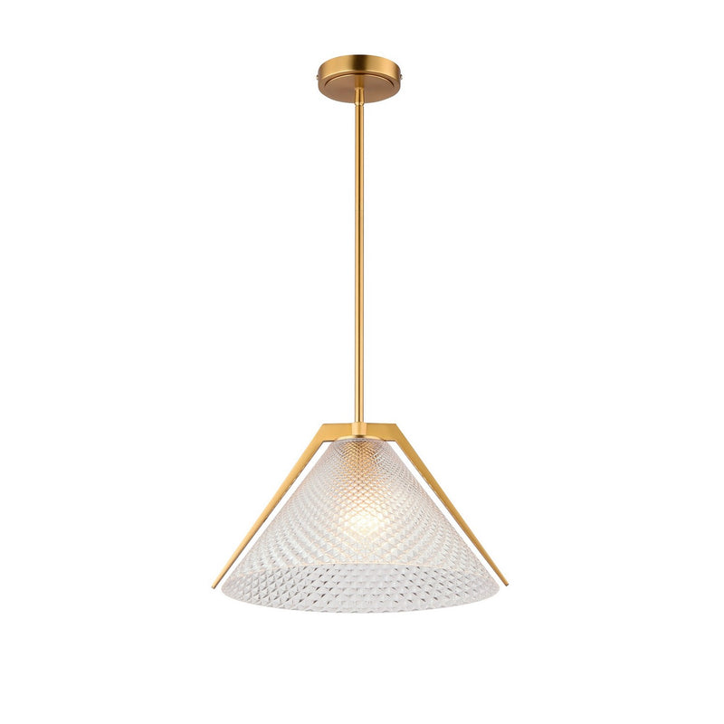 Artcraft Canada - AC11911BR - One Light Pendant - Baltic - Brass and black