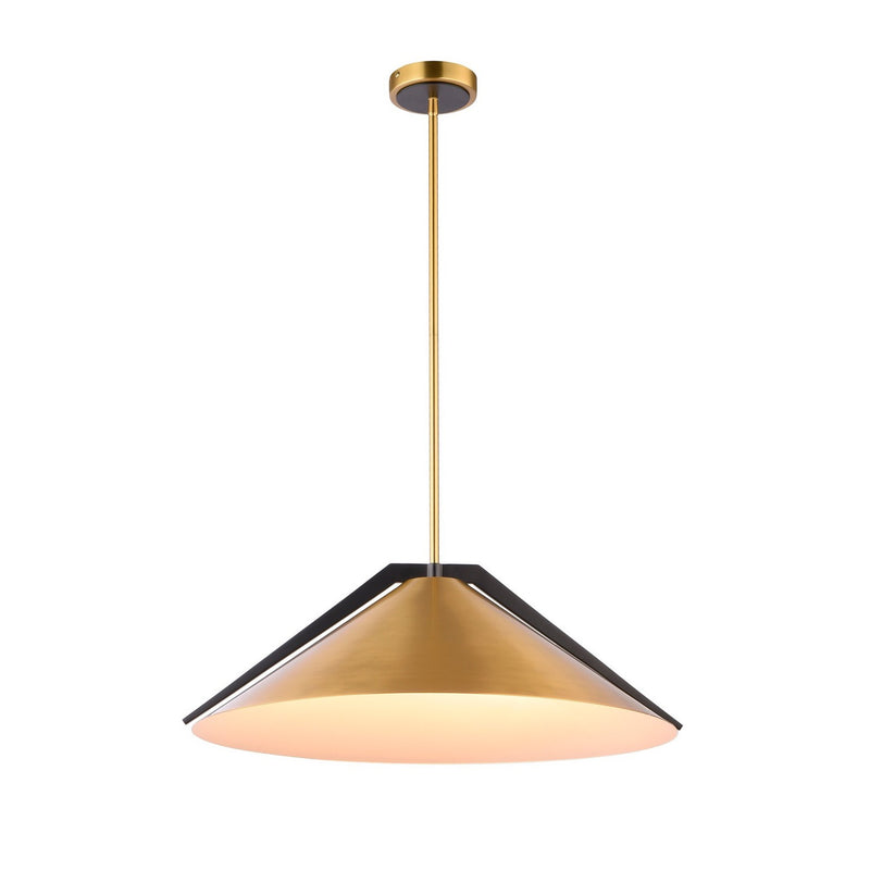 Artcraft Canada - AC11914BR - Three Light Pendant - Baltic - Brass and black