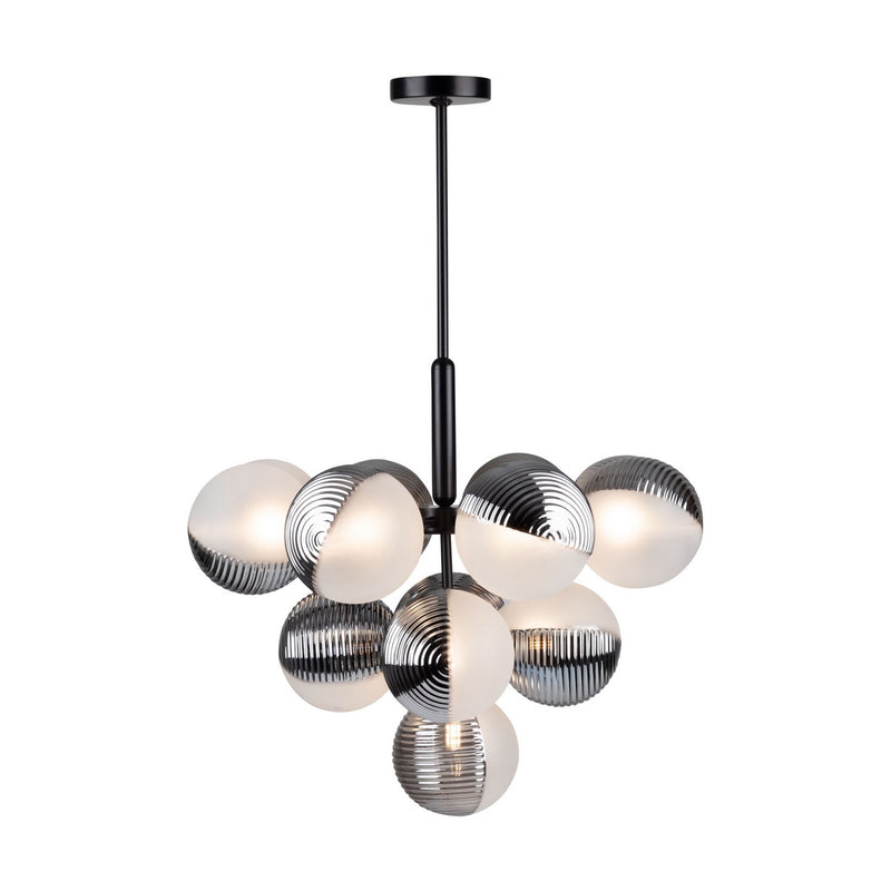 13 Light Chandelier<br /><span style="color:#4AB0CE;">Entrega: 4-10 dias en USA</span><br /><span style="color:#4AB0CE;font-size:60%;">PREGUNTE POR ENTREGA EN PANAMA</span><br />Collection: Bolla<br />Finish: Black