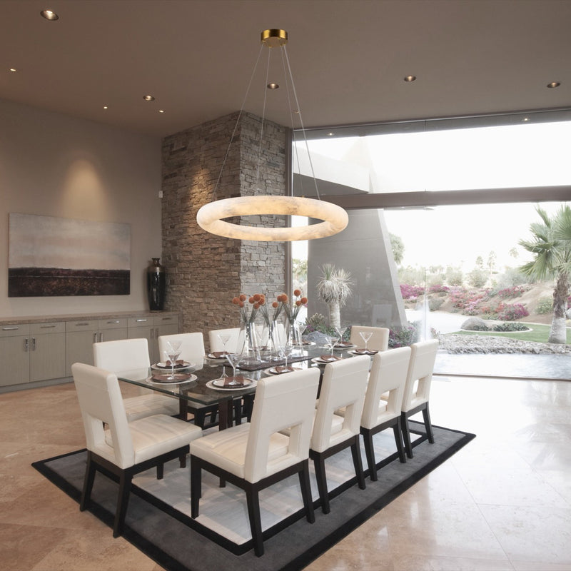 Artcraft Canada - AC7468BR - LED Chandelier - Camila - Brushed Brass