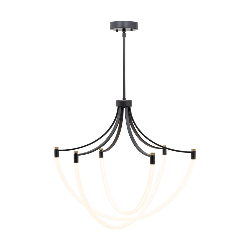 LED Chandelier<br /><span style="color:#4AB0CE;">Entrega: 4-10 dias en USA</span><br /><span style="color:#4AB0CE;font-size:60%;">PREGUNTE POR ENTREGA EN PANAMA</span><br />Collection: Cascata<br />Finish: Black and Brushed Brass