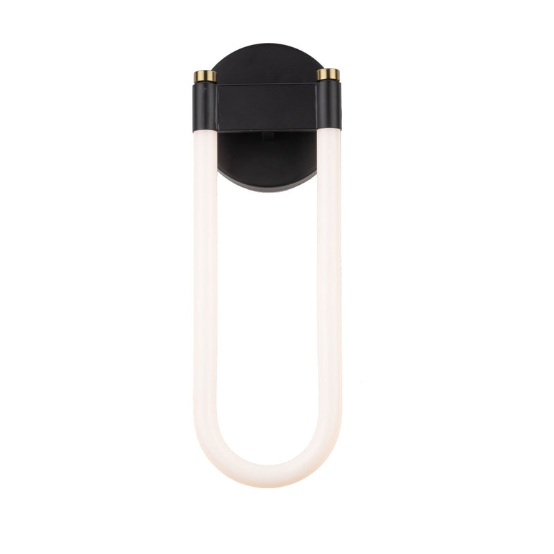 LED Wall Sconce<br /><span style="color:#4AB0CE;">Entrega: 4-10 dias en USA</span><br /><span style="color:#4AB0CE;font-size:60%;">PREGUNTE POR ENTREGA EN PANAMA</span><br />Collection: Cascata<br />Finish: Black and Brushed Brass