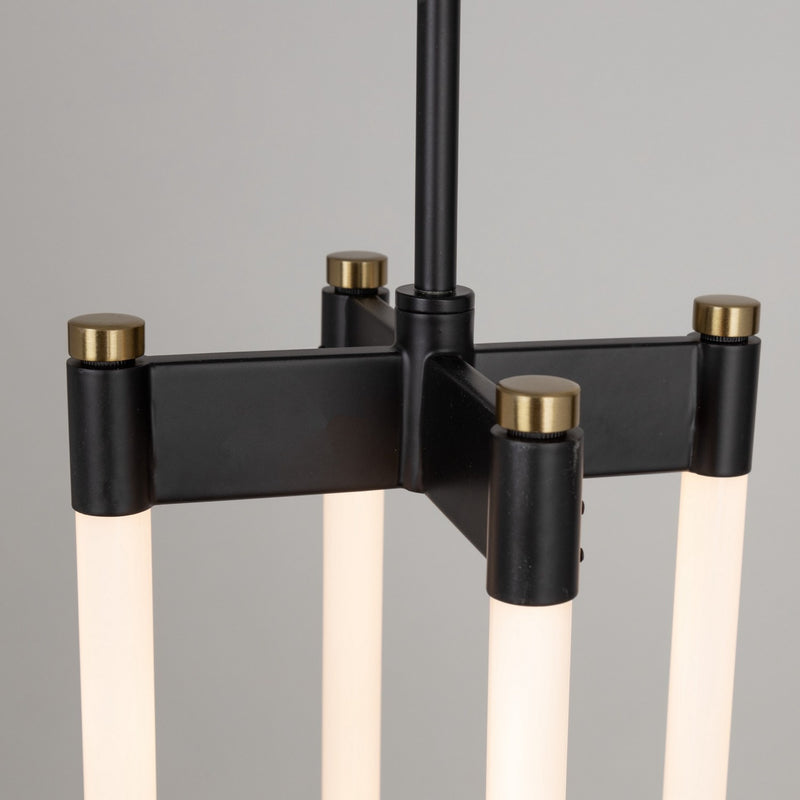 LED Pendant<br /><span style="color:#4AB0CE;">Entrega: 4-10 dias en USA</span><br /><span style="color:#4AB0CE;font-size:60%;">PREGUNTE POR ENTREGA EN PANAMA</span><br />Collection: Cascata<br />Finish: Black and Brushed Brass
