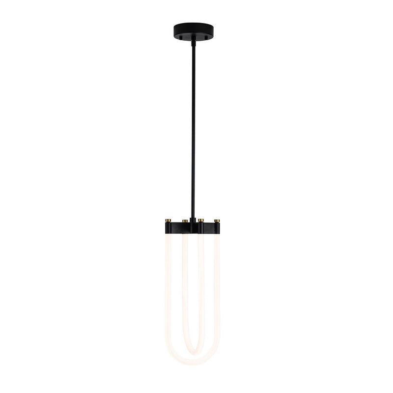 LED Pendant<br /><span style="color:#4AB0CE;">Entrega: 4-10 dias en USA</span><br /><span style="color:#4AB0CE;font-size:60%;">PREGUNTE POR ENTREGA EN PANAMA</span><br />Collection: Cascata<br />Finish: Black and Brushed Brass