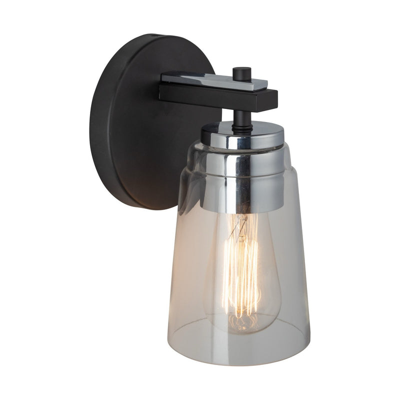 Artcraft Canada - AC11931NB - One Light Bathroom - Essex - Black and Chrome