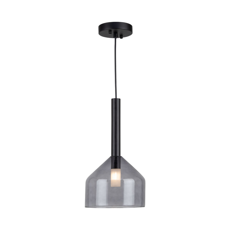 One Light Pendant<br /><span style="color:#4AB0CE;">Entrega: 4-10 dias en USA</span><br /><span style="color:#4AB0CE;font-size:60%;">PREGUNTE POR ENTREGA EN PANAMA</span><br />Collection: Kali<br />Finish: Black