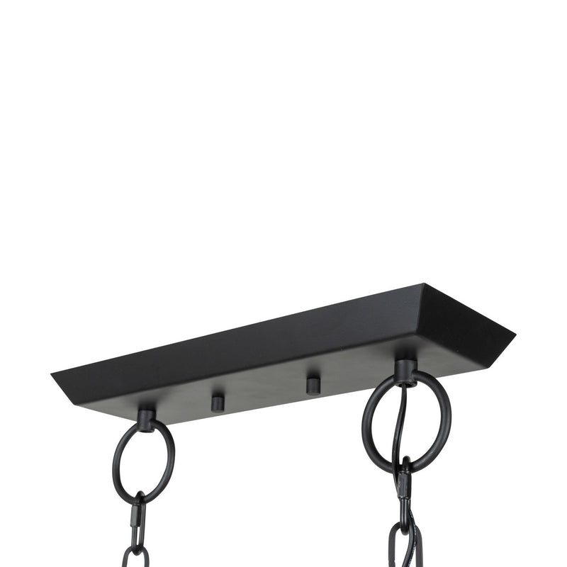 Artcraft Canada - AC11980BB - Ten Light Island/Pool Table - Notting Hill - Black and Brushed Brass