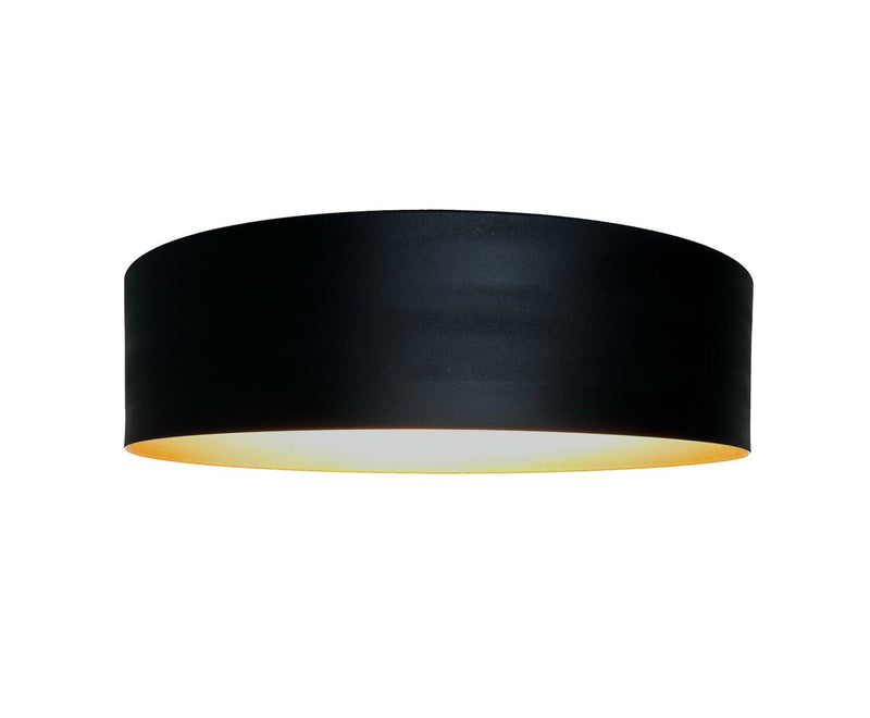 LED Flush Mount<br /><span style="color:#4AB0CE;">Entrega: 4-10 dias en USA</span><br /><span style="color:#4AB0CE;font-size:60%;">PREGUNTE POR ENTREGA EN PANAMA</span><br />Collection: Orsa<br />Finish: Black and Brushed Brass