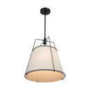 Three Light Pendant<br /><span style="color:#4AB0CE;">Entrega: 4-10 dias en USA</span><br /><span style="color:#4AB0CE;font-size:60%;">PREGUNTE POR ENTREGA EN PANAMA</span><br />Collection: Pullman<br />Finish: Black