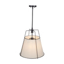 Three Light Pendant<br /><span style="color:#4AB0CE;">Entrega: 4-10 dias en USA</span><br /><span style="color:#4AB0CE;font-size:60%;">PREGUNTE POR ENTREGA EN PANAMA</span><br />Collection: Pullman<br />Finish: Black