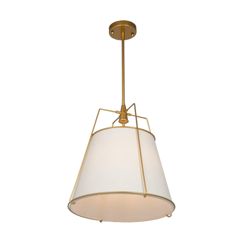 Three Light Pendant<br /><span style="color:#4AB0CE;">Entrega: 4-10 dias en USA</span><br /><span style="color:#4AB0CE;font-size:60%;">PREGUNTE POR ENTREGA EN PANAMA</span><br />Collection: Pullman<br />Finish: Brass