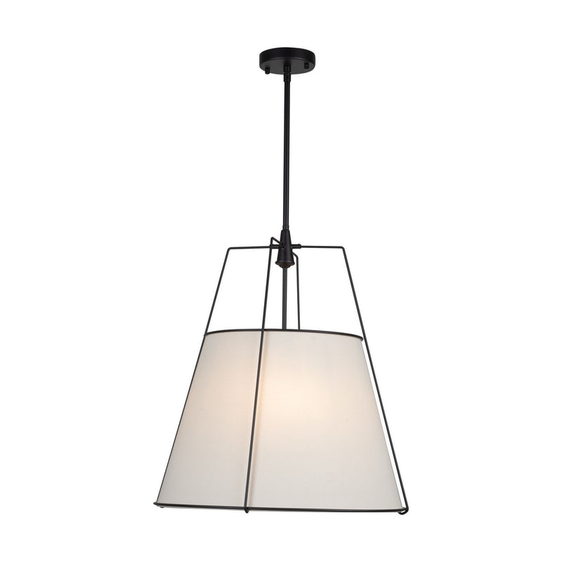 Four Light Pendant<br /><span style="color:#4AB0CE;">Entrega: 4-10 dias en USA</span><br /><span style="color:#4AB0CE;font-size:60%;">PREGUNTE POR ENTREGA EN PANAMA</span><br />Collection: Pullman<br />Finish: Black