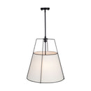 Four Light Pendant<br /><span style="color:#4AB0CE;">Entrega: 4-10 dias en USA</span><br /><span style="color:#4AB0CE;font-size:60%;">PREGUNTE POR ENTREGA EN PANAMA</span><br />Collection: Pullman<br />Finish: Black