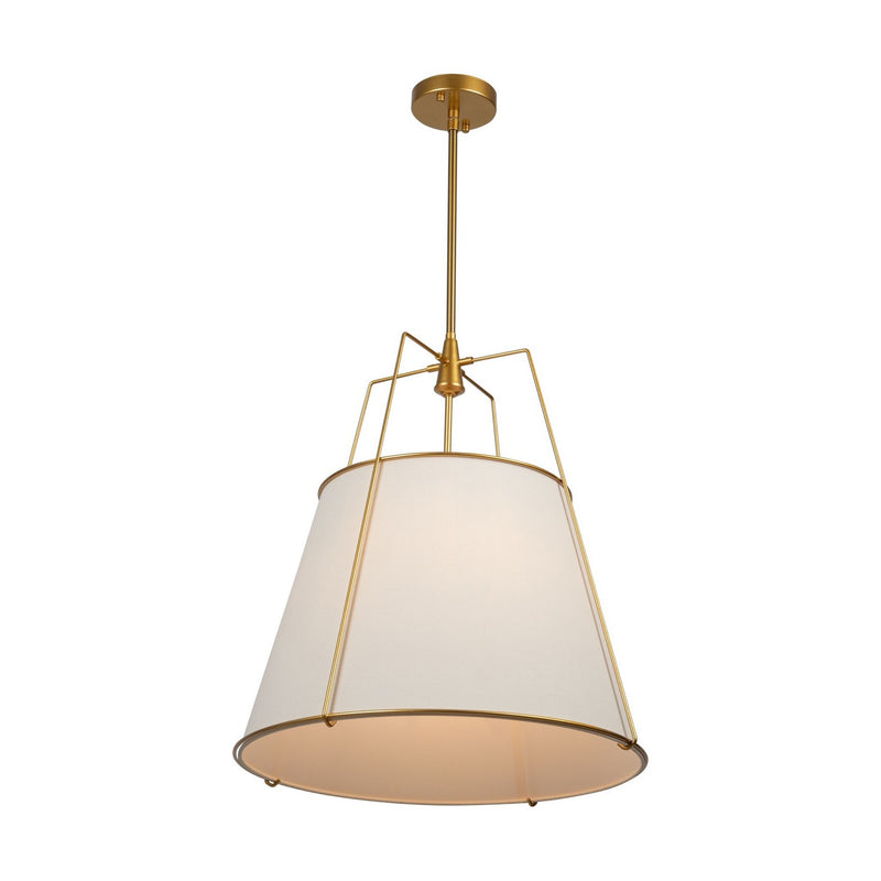 Four Light Pendant<br /><span style="color:#4AB0CE;">Entrega: 4-10 dias en USA</span><br /><span style="color:#4AB0CE;font-size:60%;">PREGUNTE POR ENTREGA EN PANAMA</span><br />Collection: Pullman<br />Finish: Brass