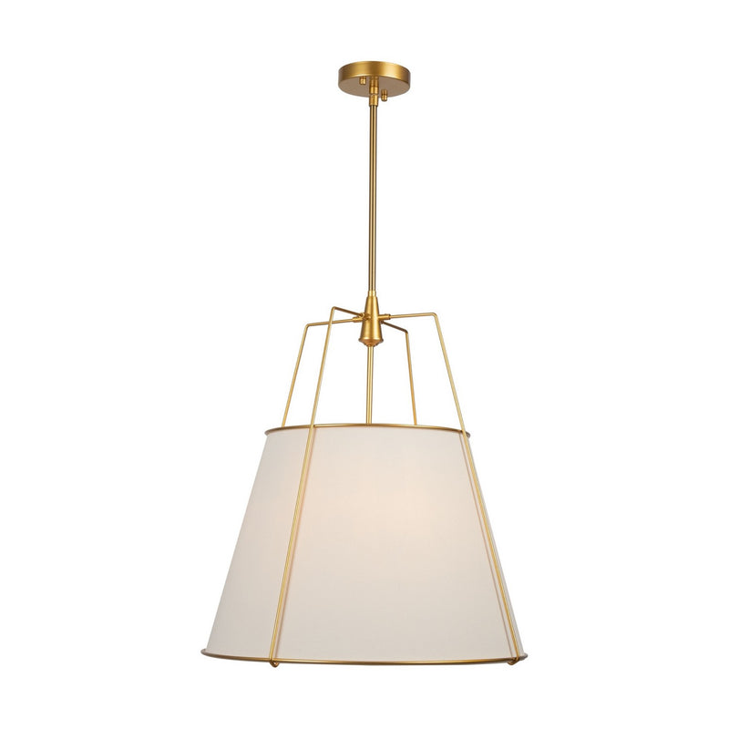 Four Light Pendant<br /><span style="color:#4AB0CE;">Entrega: 4-10 dias en USA</span><br /><span style="color:#4AB0CE;font-size:60%;">PREGUNTE POR ENTREGA EN PANAMA</span><br />Collection: Pullman<br />Finish: Brass