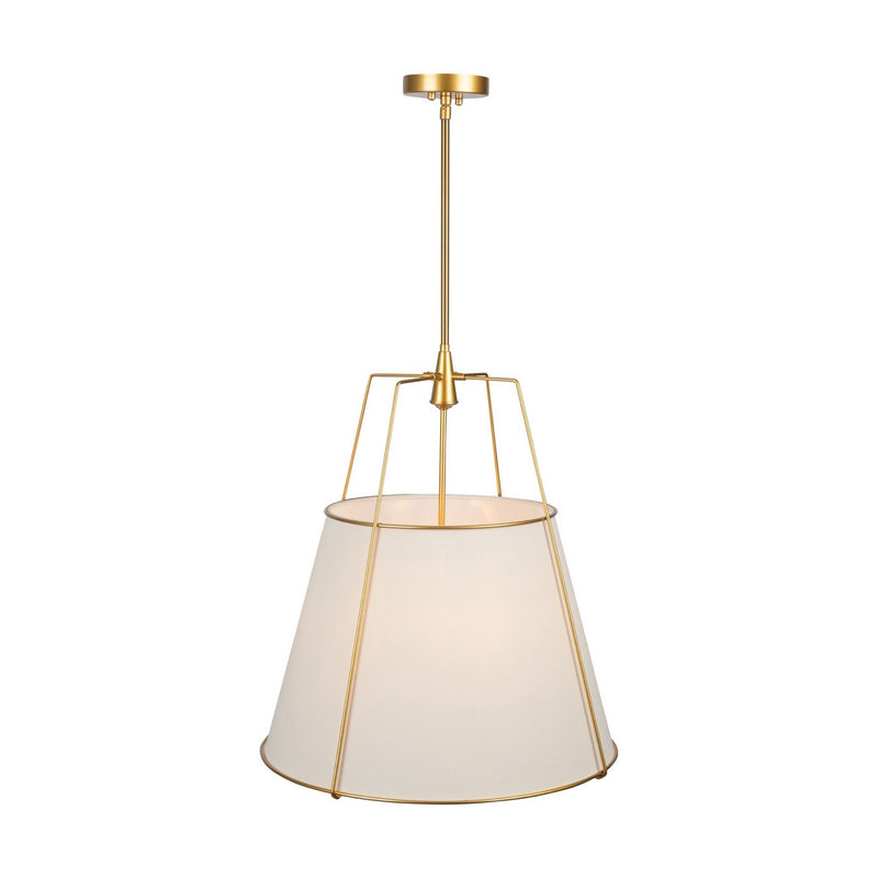 Four Light Pendant<br /><span style="color:#4AB0CE;">Entrega: 4-10 dias en USA</span><br /><span style="color:#4AB0CE;font-size:60%;">PREGUNTE POR ENTREGA EN PANAMA</span><br />Collection: Pullman<br />Finish: Brass