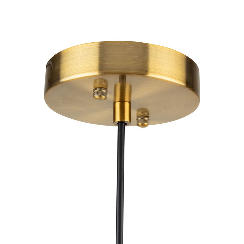 One Light Pendant<br /><span style="color:#4AB0CE;">Entrega: 4-10 dias en USA</span><br /><span style="color:#4AB0CE;font-size:60%;">PREGUNTE POR ENTREGA EN PANAMA</span><br />Collection: Vita<br />Finish: White, Brass