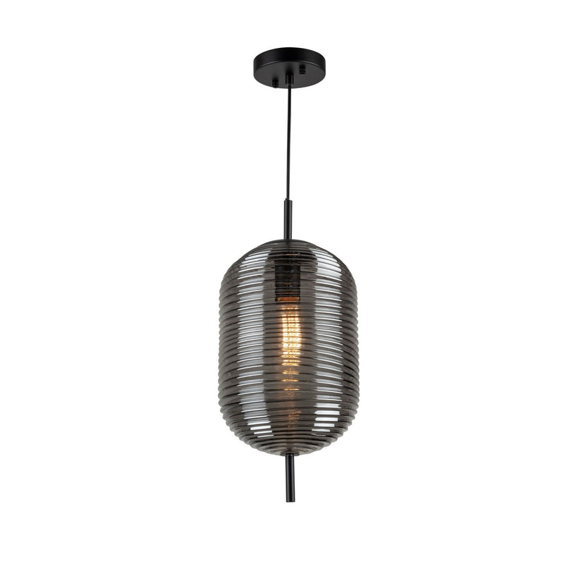 One Light Pendant<br /><span style="color:#4AB0CE;">Entrega: 4-10 dias en USA</span><br /><span style="color:#4AB0CE;font-size:60%;">PREGUNTE POR ENTREGA EN PANAMA</span><br />Collection: Vita<br />Finish: Black