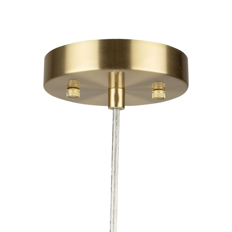 One Light Pendant<br /><span style="color:#4AB0CE;">Entrega: 4-10 dias en USA</span><br /><span style="color:#4AB0CE;font-size:60%;">PREGUNTE POR ENTREGA EN PANAMA</span><br />Collection: Vita<br />Finish: White, Brass