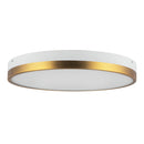 LED Flush Mount<br /><span style="color:#4AB0CE;">Entrega: 4-10 dias en USA</span><br /><span style="color:#4AB0CE;font-size:60%;">PREGUNTE POR ENTREGA EN PANAMA</span><br />Collection: Adelaide<br />Finish: Aged Gold/White