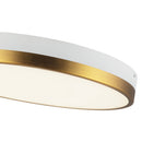 LED Flush Mount<br /><span style="color:#4AB0CE;">Entrega: 4-10 dias en USA</span><br /><span style="color:#4AB0CE;font-size:60%;">PREGUNTE POR ENTREGA EN PANAMA</span><br />Collection: Adelaide<br />Finish: Aged Gold/White