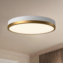 LED Flush Mount<br /><span style="color:#4AB0CE;">Entrega: 4-10 dias en USA</span><br /><span style="color:#4AB0CE;font-size:60%;">PREGUNTE POR ENTREGA EN PANAMA</span><br />Collection: Adelaide<br />Finish: Aged Gold/White