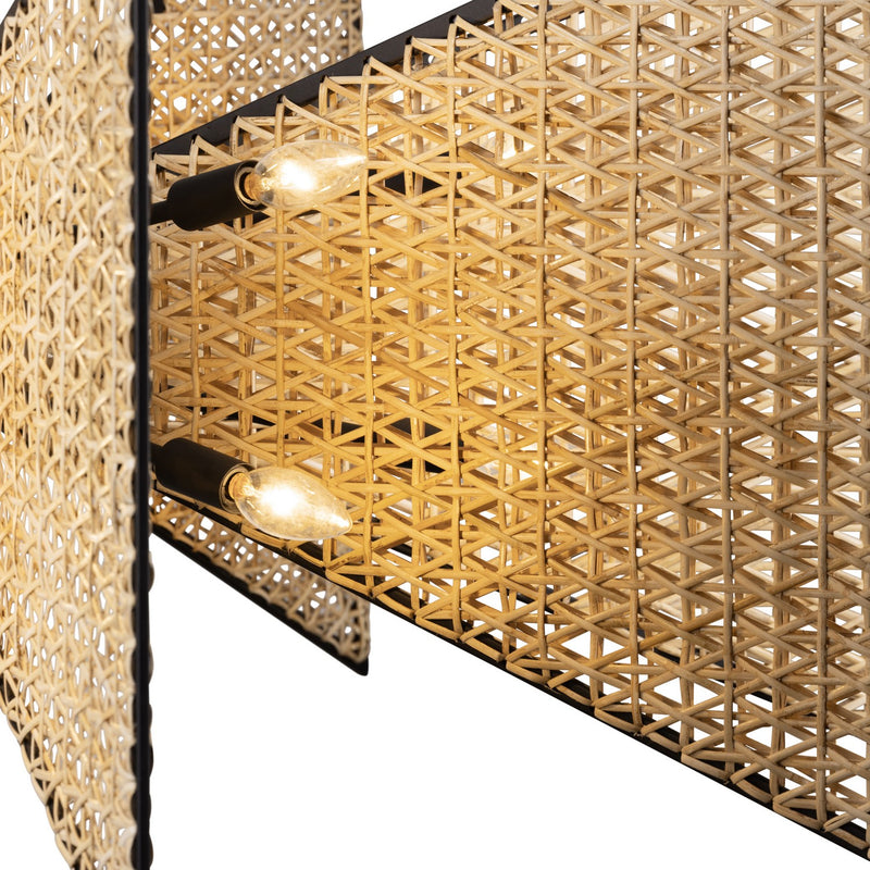 16 Light Chandelier<br /><span style="color:#4AB0CE;">Entrega: 4-10 dias en USA</span><br /><span style="color:#4AB0CE;font-size:60%;">PREGUNTE POR ENTREGA EN PANAMA</span><br />Collection: Machina<br />Finish: Matte Black/Sulihiya