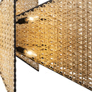 16 Light Chandelier<br /><span style="color:#4AB0CE;">Entrega: 4-10 dias en USA</span><br /><span style="color:#4AB0CE;font-size:60%;">PREGUNTE POR ENTREGA EN PANAMA</span><br />Collection: Machina<br />Finish: Matte Black/Sulihiya