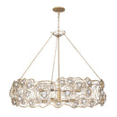 Eight Light Chandelier<br /><span style="color:#4AB0CE;">Entrega: 4-10 dias en USA</span><br /><span style="color:#4AB0CE;font-size:60%;">PREGUNTE POR ENTREGA EN PANAMA</span><br />Collection: Ethereal Rose<br />Finish: Havana Gold Ombre