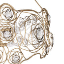 Eight Light Chandelier<br /><span style="color:#4AB0CE;">Entrega: 4-10 dias en USA</span><br /><span style="color:#4AB0CE;font-size:60%;">PREGUNTE POR ENTREGA EN PANAMA</span><br />Collection: Ethereal Rose<br />Finish: Havana Gold Ombre