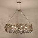 Varaluz - 500C08HGOB - Eight Light Chandelier - Ethereal Rose - Havana Gold Ombre