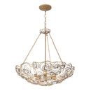 Six Light Pendant<br /><span style="color:#4AB0CE;">Entrega: 4-10 dias en USA</span><br /><span style="color:#4AB0CE;font-size:60%;">PREGUNTE POR ENTREGA EN PANAMA</span><br />Collection: Ethereal Rose<br />Finish: Havana Gold Ombre