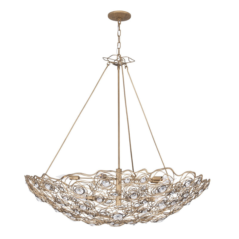 Ten Light Pendant<br /><span style="color:#4AB0CE;">Entrega: 4-10 dias en USA</span><br /><span style="color:#4AB0CE;font-size:60%;">PREGUNTE POR ENTREGA EN PANAMA</span><br />Collection: Ethereal Rose<br />Finish: Havana Gold Ombre