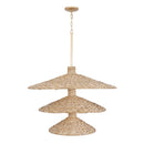15 Light Pendant<br /><span style="color:#4AB0CE;">Entrega: 4-10 dias en USA</span><br /><span style="color:#4AB0CE;font-size:60%;">PREGUNTE POR ENTREGA EN PANAMA</span><br />Collection: Hilton Head<br />Finish: French Gold/Natural Seagrass