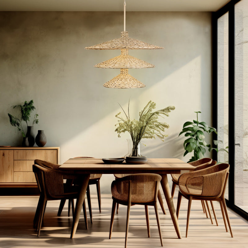 15 Light Pendant<br /><span style="color:#4AB0CE;">Entrega: 4-10 dias en USA</span><br /><span style="color:#4AB0CE;font-size:60%;">PREGUNTE POR ENTREGA EN PANAMA</span><br />Collection: Hilton Head<br />Finish: French Gold/Natural Seagrass