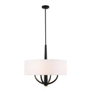 Four Light Pendant<br /><span style="color:#4AB0CE;">Entrega: 4-10 dias en USA</span><br /><span style="color:#4AB0CE;font-size:60%;">PREGUNTE POR ENTREGA EN PANAMA</span><br />Collection: Patchwork<br />Finish: Black/Satin Brass