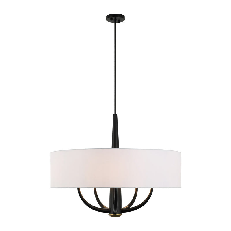 Five Light Pendant<br /><span style="color:#4AB0CE;">Entrega: 4-10 dias en USA</span><br /><span style="color:#4AB0CE;font-size:60%;">PREGUNTE POR ENTREGA EN PANAMA</span><br />Collection: Patchwork<br />Finish: Black/Satin Brass