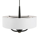 Varaluz - 503P05BLSB - Five Light Pendant - Patchwork - Black/Satin Brass
