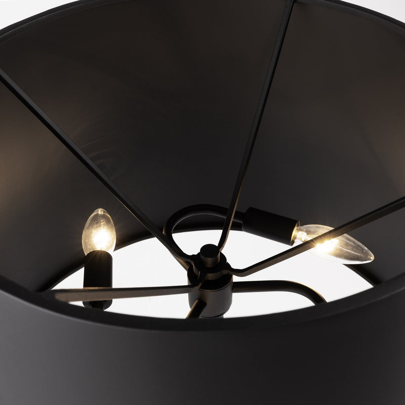 Varaluz - 504T03MB - Three Light Table Lamp - Giustino - Matte Black