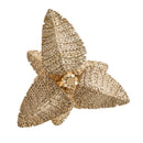 Nine Light Chandelier<br /><span style="color:#4AB0CE;">Entrega: 4-10 dias en USA</span><br /><span style="color:#4AB0CE;font-size:60%;">PREGUNTE POR ENTREGA EN PANAMA</span><br />Collection: Banana Leaf<br />Finish: French Gold/Natural Seagrass